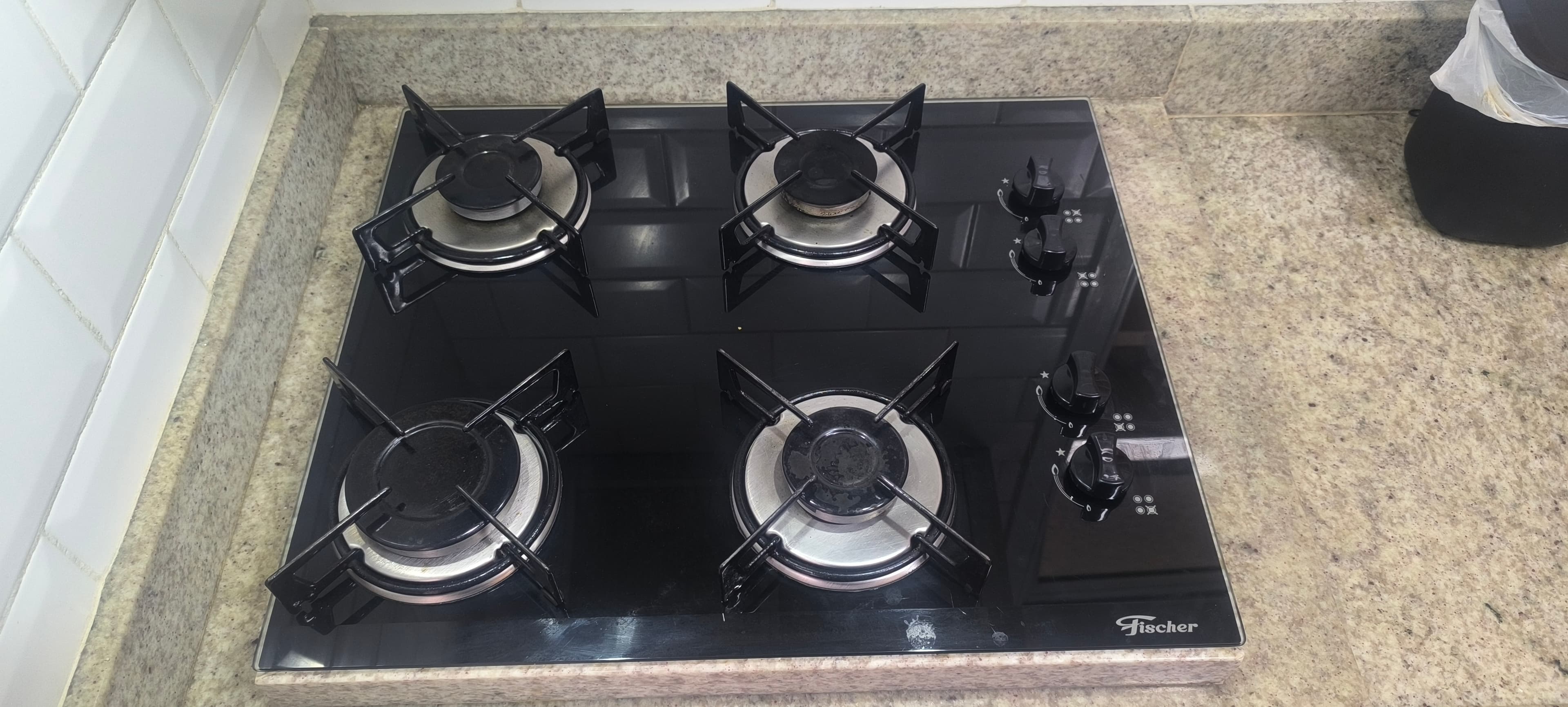 Cooktop Fischer 4 bocas revisado pela Lavex em Tatuí